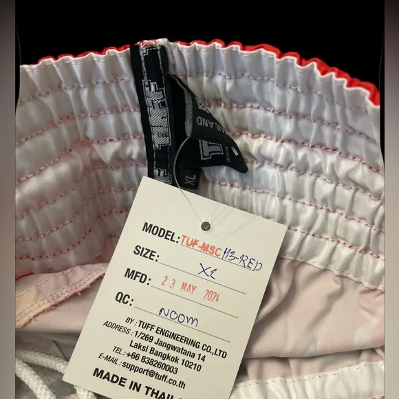 Tuff Muay Thai Boxing Shorts with Tiger and Dragon Design  New With Tags - Picture 4 of 4